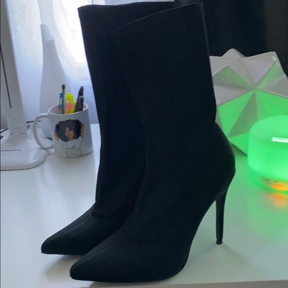 Cute trendy Sock heel booties - fashion Nova - Picture 2 of 6